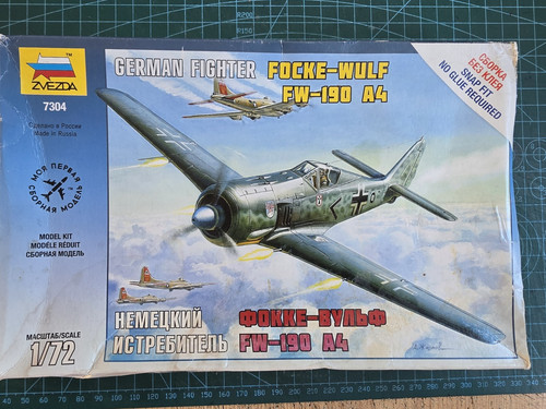 Zvezda focke wulf 190 a4 - zvezda, focke-wulf