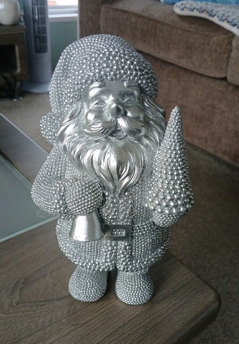 Sparkling silver resin father - sparkling,