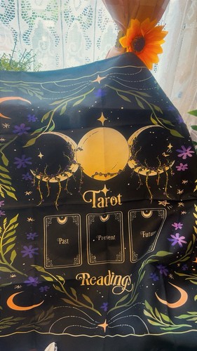 Large tarot card table cloth - tarot,