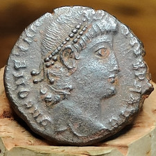 Constantius II Roman coin with