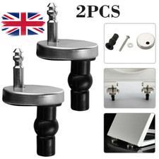2x Toilet Seat Hinges Soft