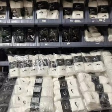 Adult Sport Socks 5 Pack Lightweight Crew Ankle Boy Girl Black and White