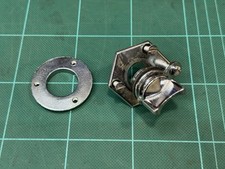 Drain Bung Captive Metal Chrome Boat / RIB / Dinghy