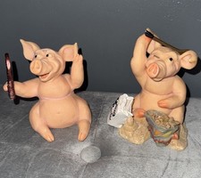 A Pair of Vintage Pigging