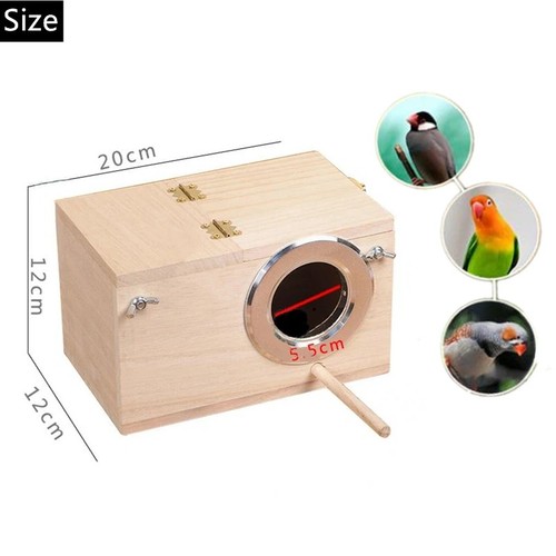Wooden bird nesting box - bird,