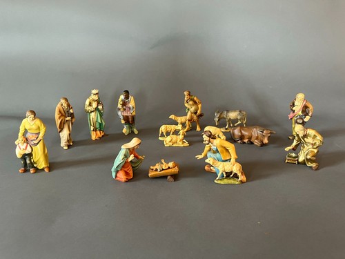 Vintage anri nativity set - set., 15