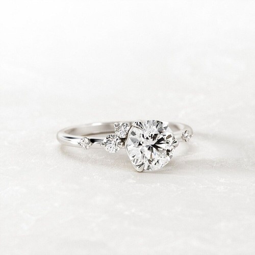 White gold ring igi - ring, gia