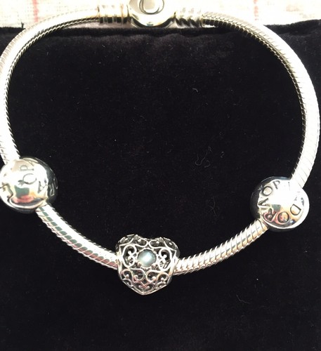 Pandora bracelet with - , charms