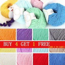 100% Cotton Yarn 50g Ball DK