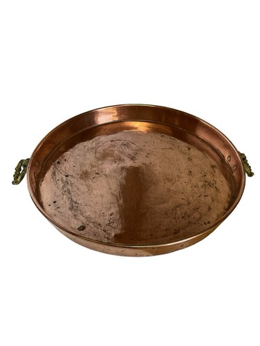 Vintage round copper - vintage, 16”