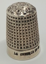 Solid Sterling Silver Thimble