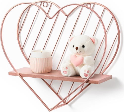 Rose gold floating shelves - floating,