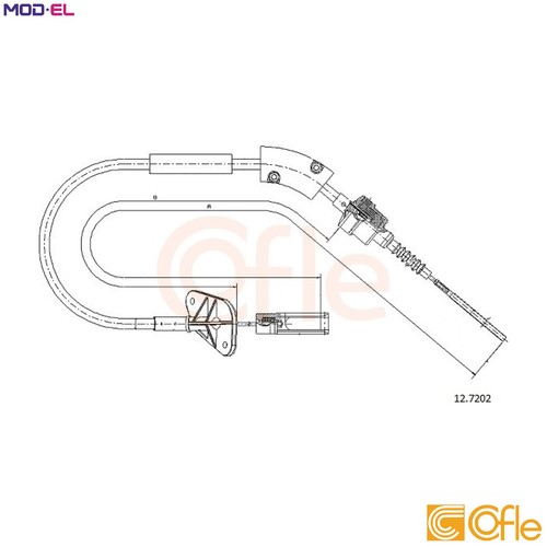 Cable pull clutch control - cable,