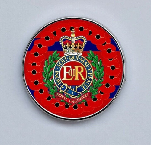 Royal engineers poppies - engineers,