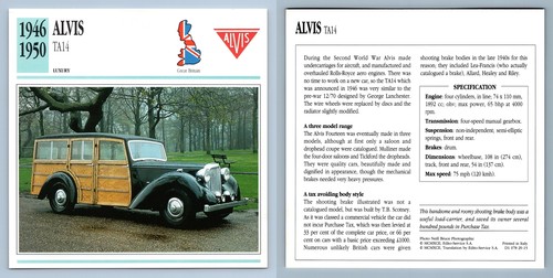 Alvis ta14 1946 50 luxury - -,