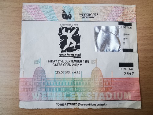 Bruce springsteen ticket 1988 - bruce,