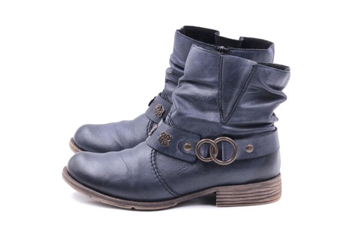 Rieker ladies ankle boots - , blue