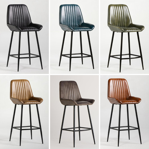 Brooklyn bar stool real - bar,