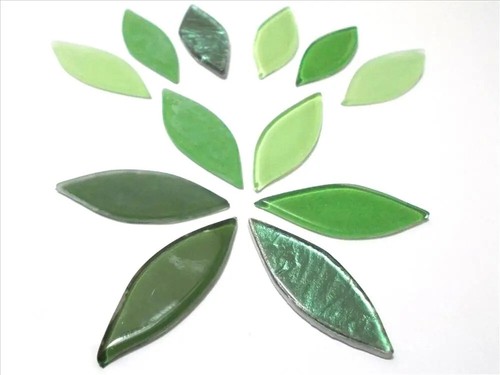 Fused handmade glass petals - glass,