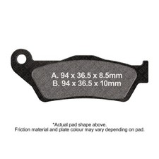 EBC Double H Brake Pad Rear