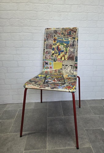 Marvel comic decorated chair - comic,