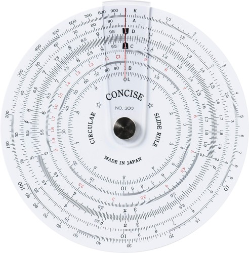 Concise ruler circular slide - concise,