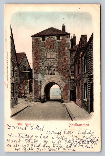 Postcard southampton west - -,