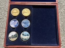 RAF Gold Plated 6 Coin Collectors Set with presentation box