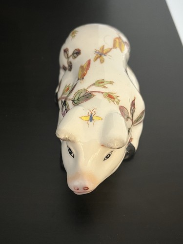 Japanese kuturi porcelain pig - japanese,