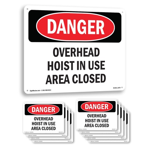 Overhead hoist use area - hoist, in