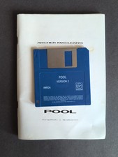 POOL Version 2 - Amiga Game Software Floppy Disk + Book
