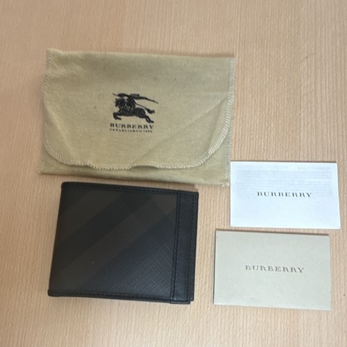 Burberry men black leather - burberry,