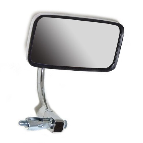 Chrome rectangle bar end - rectangle,