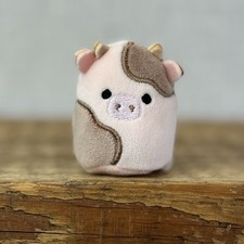 Squishmallow Squishville - Ronnie The Cow Pink/Brown 2" (Multi Buy Discount)