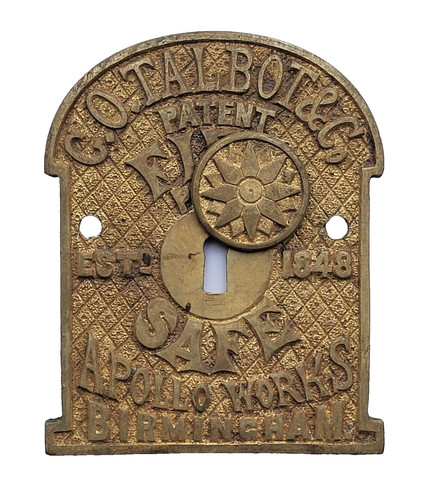 Talbot safe plaque - safe,