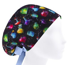 Scrub hats, surgical cap witchcraft, scrub caps for women, alchemy nurse hat