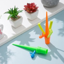 12Pcs Garden Plant Self Automatic Watering Spikes System Pot Waterer Drip Tools