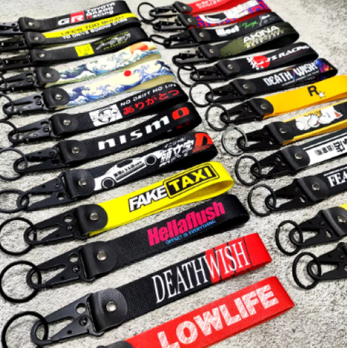 Tow strap key ring - key, jdm