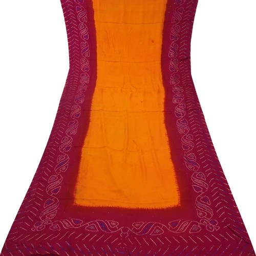 Vintage orange saree - vintage,