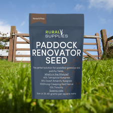 Equine Paddock Renovator & Repair- Grass Seed for Overgrazing & Trashed Gateways