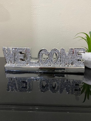 Welcome sign ornament with - welcome,