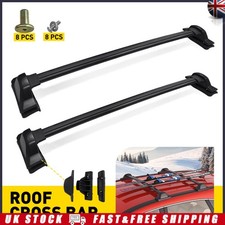 For Honda CR-V 2007 To 2011 Black Roof Bars Roof Rack Black Lockable Cross Bars