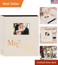 Beige Wedding Photo Album with