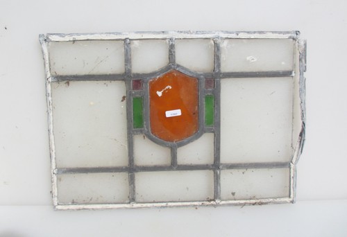 Antique stained glass window - stained,