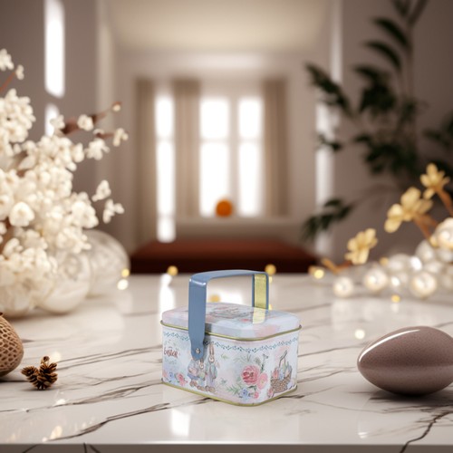 Large cookie tins with lids - large,