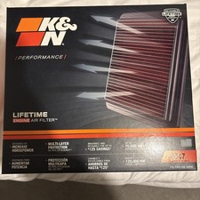 K&N KN Air Filters Flat Shape Performance Air Filter Performance