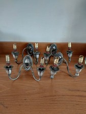 4x Vintage Wall Lights Candle