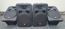 Four JBL EON 1500 Professional Passive Speakers 