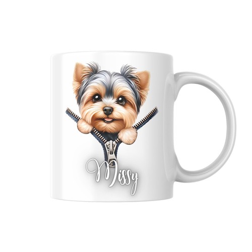Personalised zip yorkie - zip,