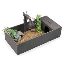 KCT WOODEN TORTOISE TABLE WITH